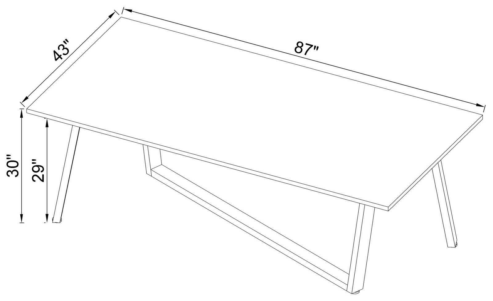 Mayer Faux White Marble/Gunmetal Rectangular Dining Table - 193781 - Bien Home Furniture & Electronics