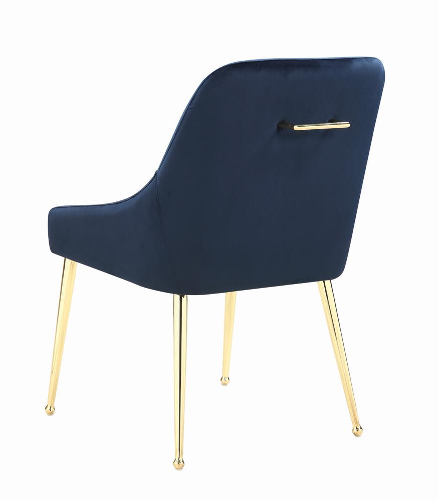 Mayette Dark Ink Blue Side Chairs, Set of 2 - 192492 - Bien Home Furniture & Electronics