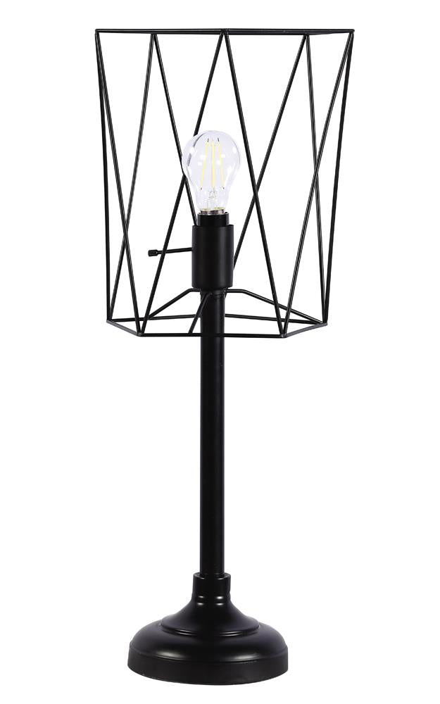 Mayfield Metal Slender Torch Table Lamp Black - 920197 - Bien Home Furniture &amp; Electronics