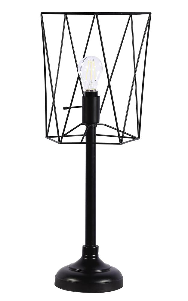 Mayfield Metal Slender Torch Table Lamp Black - 920197 - Bien Home Furniture & Electronics