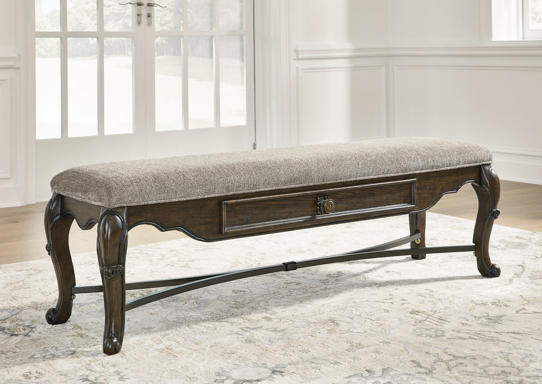Maylee Dark Brown 63&quot; Dining Bench - D947-00 - Bien Home Furniture &amp; Electronics