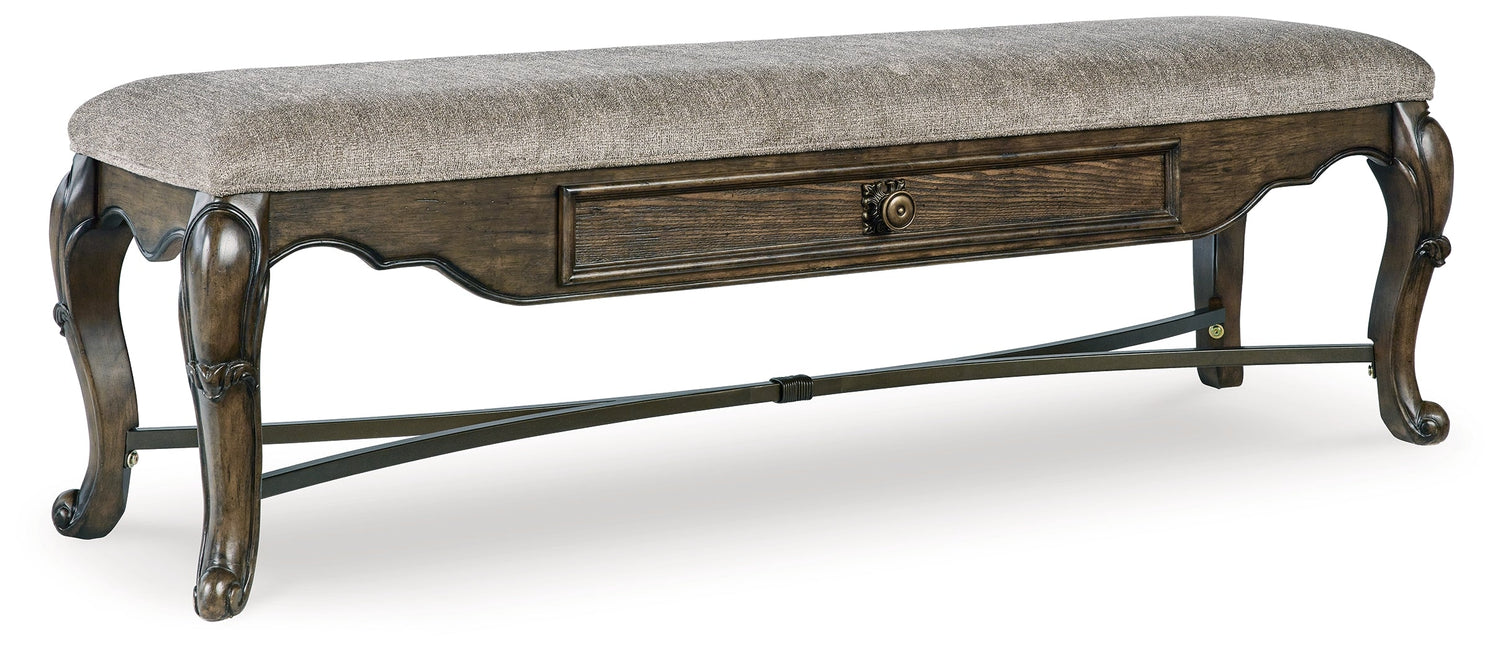 Maylee Dark Brown 63" Dining Bench - D947-00 - Bien Home Furniture & Electronics
