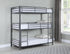 Maynard Gunmetal Metal Triple Twin Bunk Bed - 422670 - Bien Home Furniture & Electronics