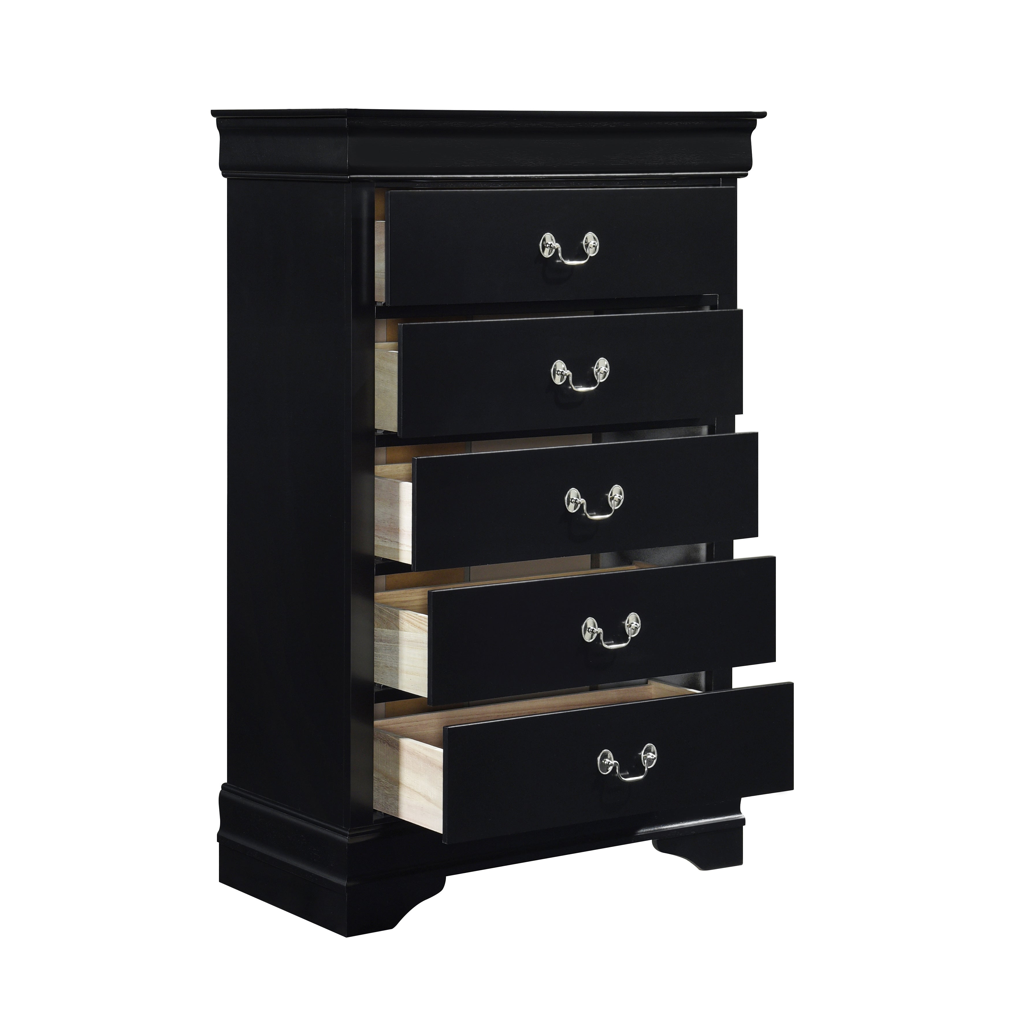 Mayville Black Sleigh Youth Bedroom Set - SET | 2147FBK-1 | 2147FBK-3 | 2147BK-5 | 2147BK-6 | 2147BK-4 | 2147BK-9 - Bien Home Furniture & Electronics
