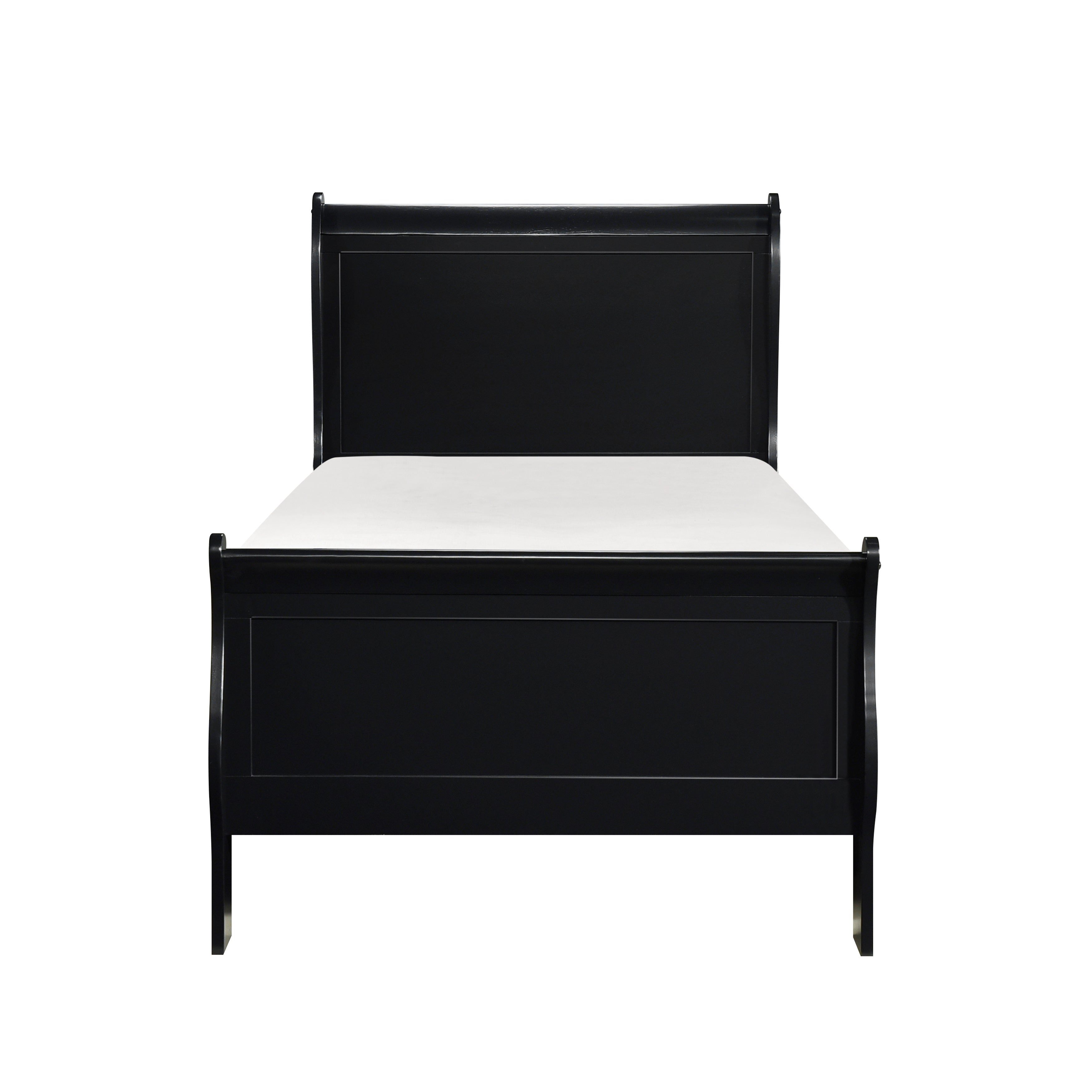 Mayville Black Sleigh Youth Bedroom Set - SET | 2147FBK-1 | 2147FBK-3 | 2147BK-5 | 2147BK-6 | 2147BK-4 | 2147BK-9 - Bien Home Furniture & Electronics