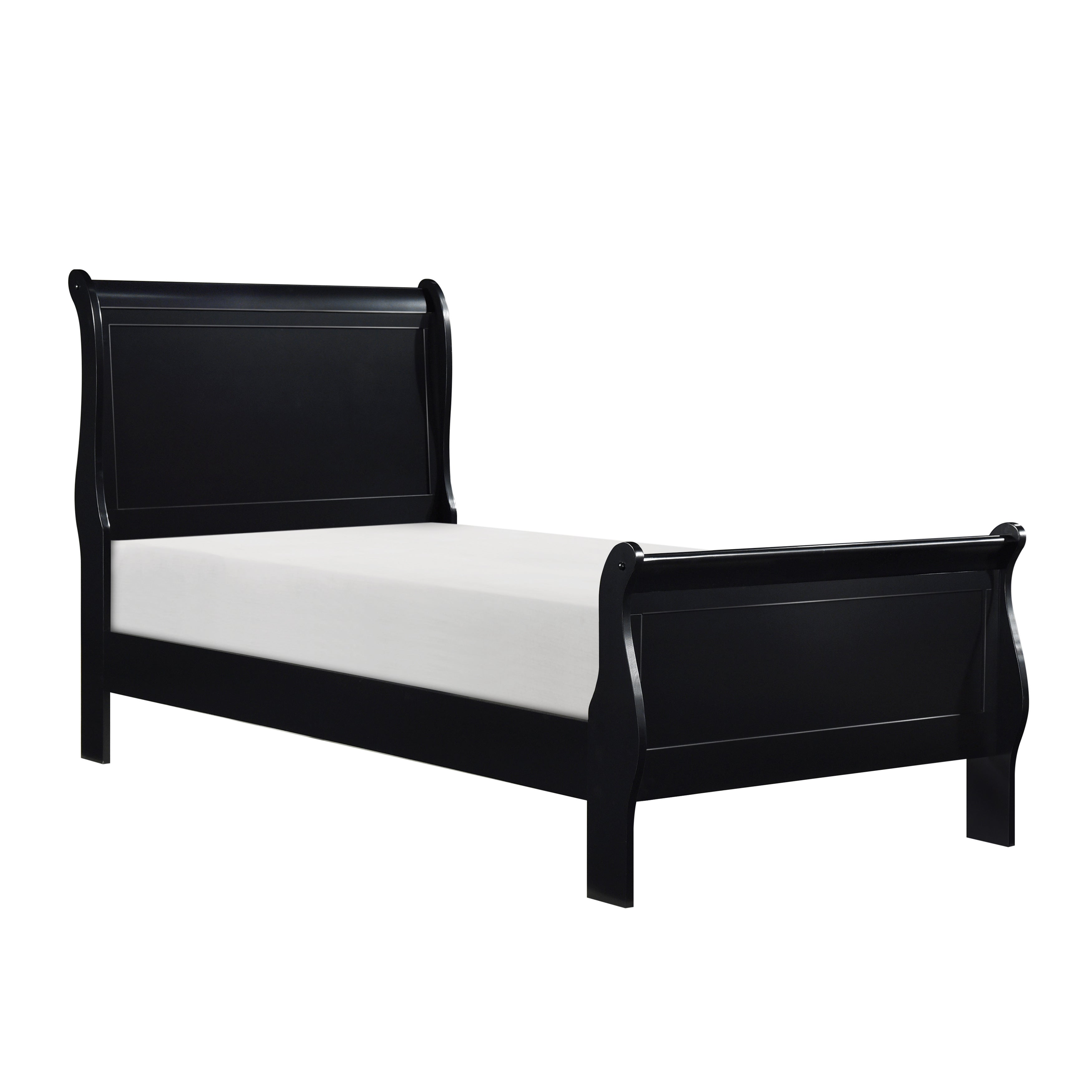 Mayville Black Sleigh Youth Bedroom Set - SET | 2147FBK-1 | 2147FBK-3 | 2147BK-5 | 2147BK-6 | 2147BK-4 | 2147BK-9 - Bien Home Furniture & Electronics