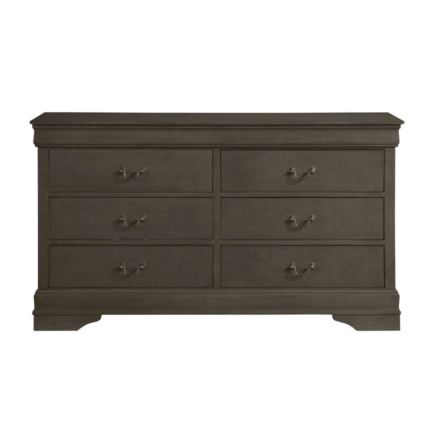 Mayville Stained Gray Sleigh Bedroom Set - SET | 2147SG-1 | 2147SG-3 | 2147SG-4 | 2147SG-9 - Bien Home Furniture & Electronics
