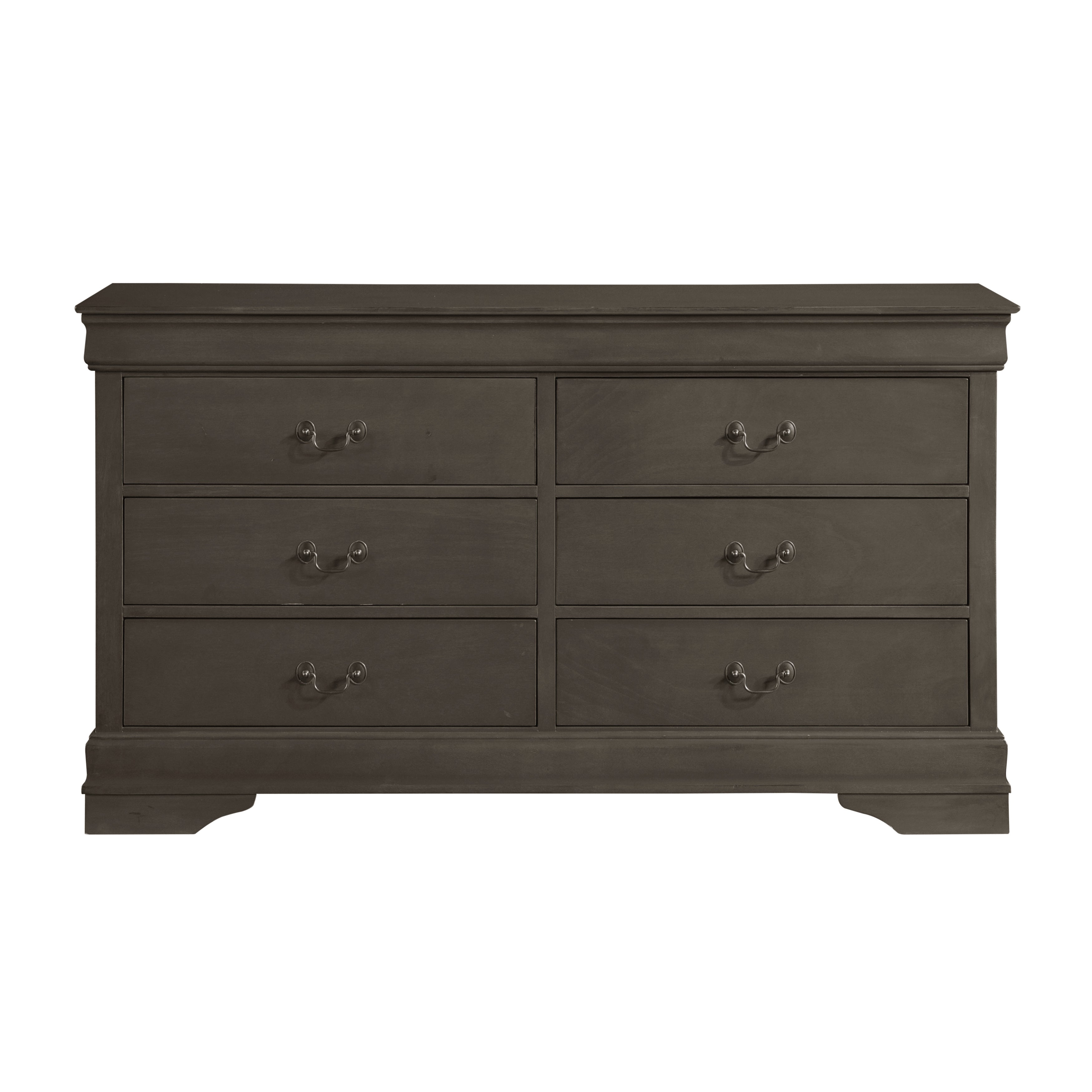Mayville Stained Gray Sleigh Bedroom Set - SET | 2147SG-1 | 2147SG-3 | 2147SG-4 | 2147SG-9 - Bien Home Furniture & Electronics