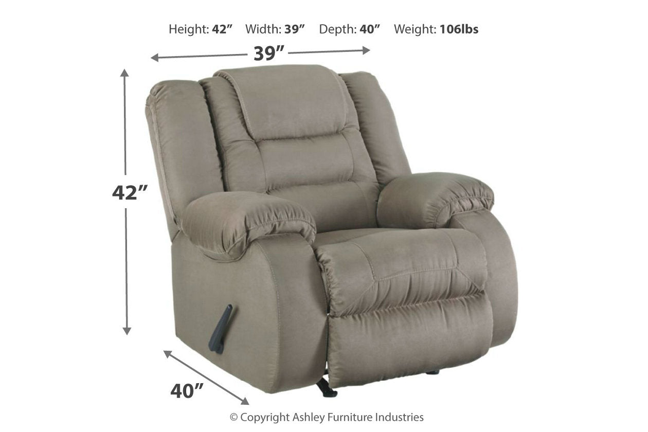 McCade Cobblestone Recliner - 1010425 - Bien Home Furniture & Electronics