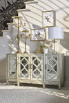 McKellen Antique White 4-Door Accent Cabinet - 953376 - Bien Home Furniture & Electronics