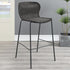 McKinley Brown/Sandy Black Upholstered Bar Stools with Footrest, Set of 2 - 192040 - Bien Home Furniture & Electronics