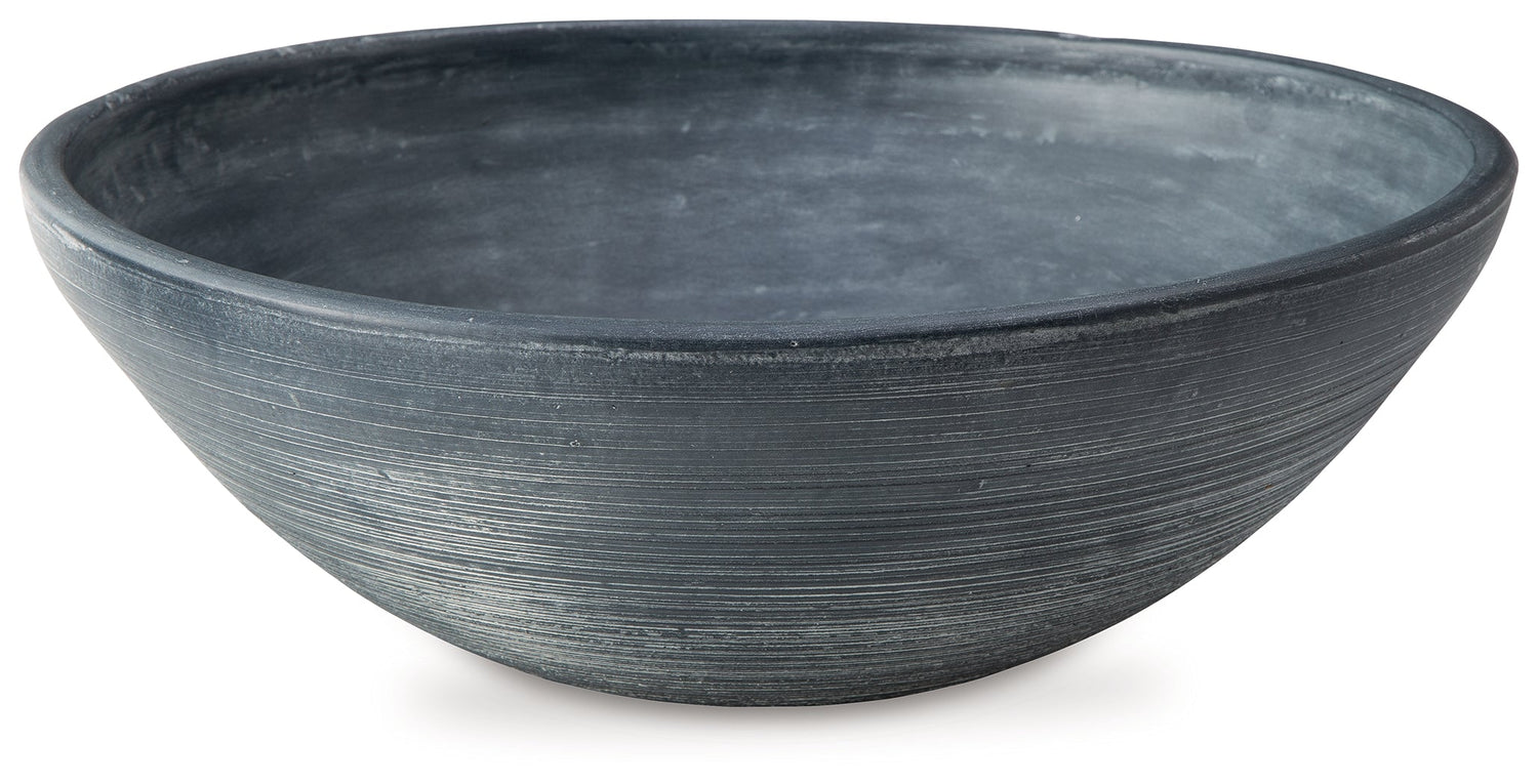 Meadie Distressed Blue Bowl - A2000630 - Bien Home Furniture & Electronics