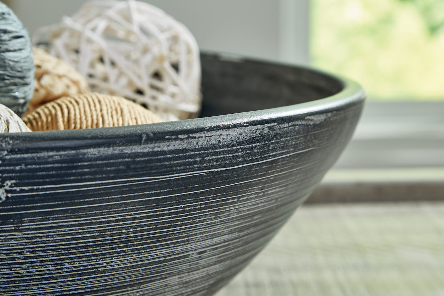 Meadie Distressed Blue Bowl - A2000630 - Bien Home Furniture & Electronics