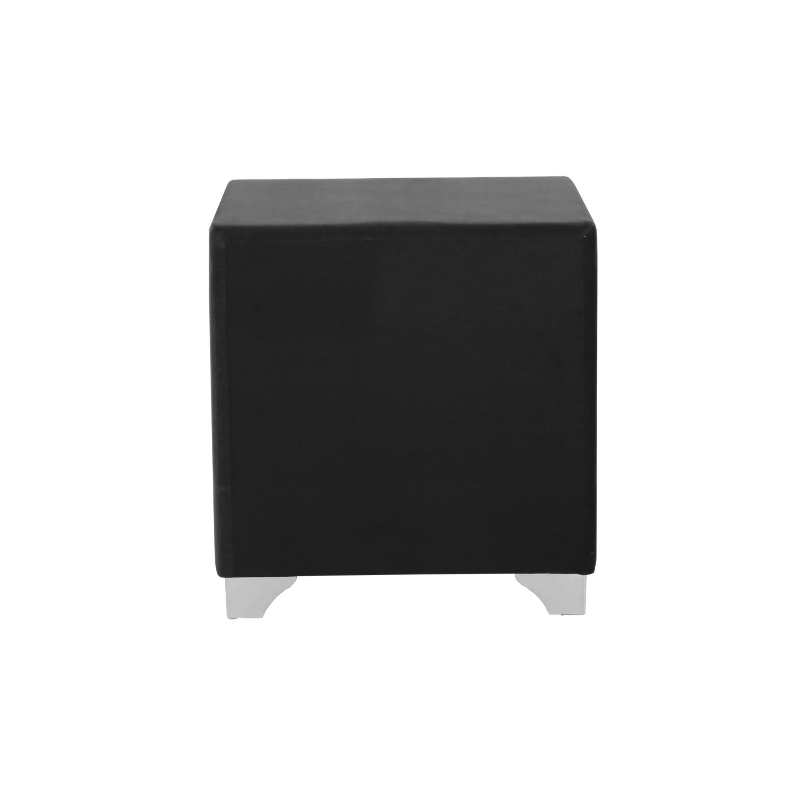 Melody 2-Drawer Upholstered Nightstand Gray - 223382 - Bien Home Furniture & Electronics