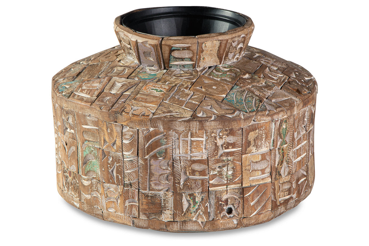 Meltland Natural/Black Vase - A2000557 - Bien Home Furniture & Electronics