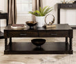 Meredith Coffee Bean 2-Drawer Coffee Table - 722578 - Bien Home Furniture & Electronics