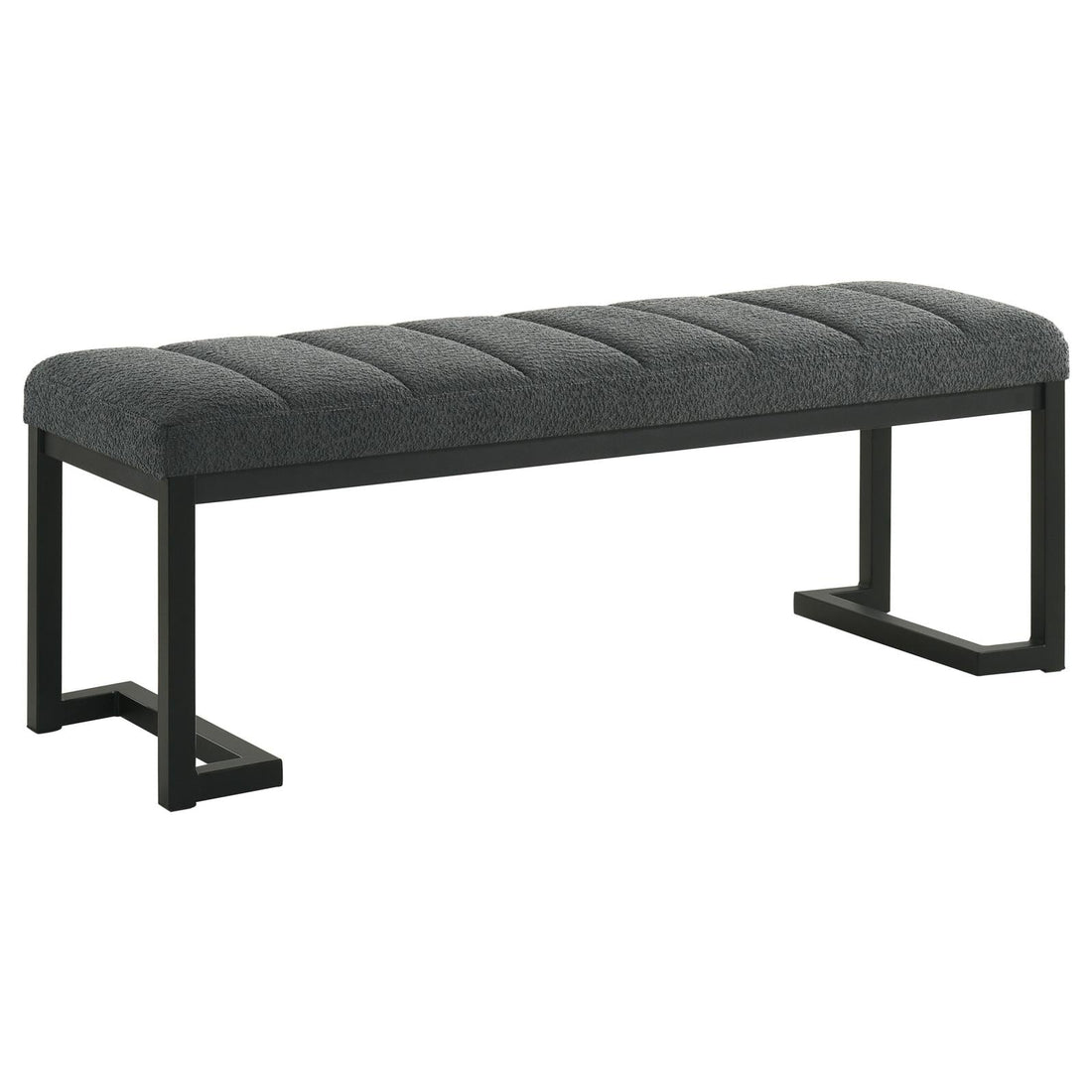 Mesa Upholstered Entryway Accent Bench Charcoal - 907516 - Bien Home Furniture &amp; Electronics