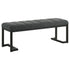 Mesa Upholstered Entryway Accent Bench Charcoal - 907516 - Bien Home Furniture & Electronics