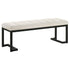 Mesa Upholstered Entryway Accent Bench Vanilla - 907514 - Bien Home Furniture & Electronics
