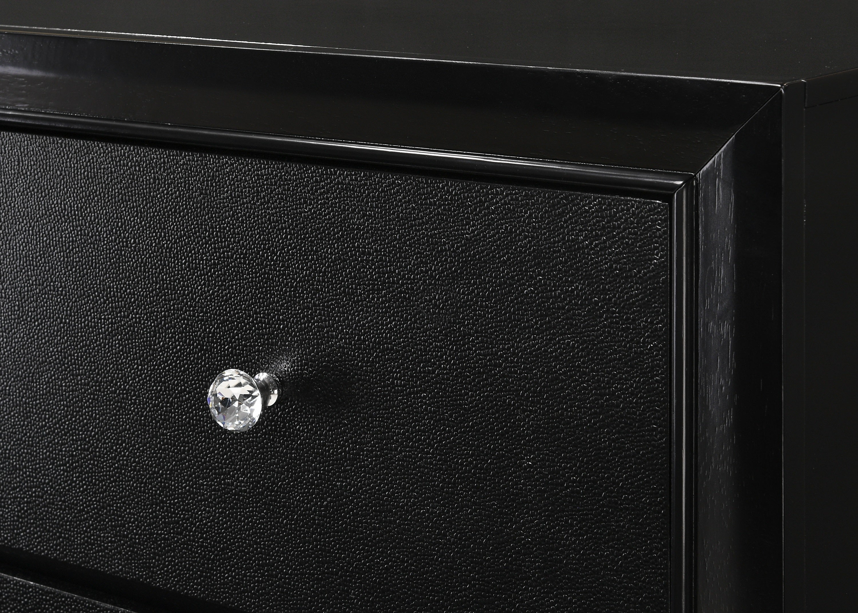 Micah Black Bedroom Mirror (Mirror Only) - B4350-11 - Bien Home Furniture & Electronics