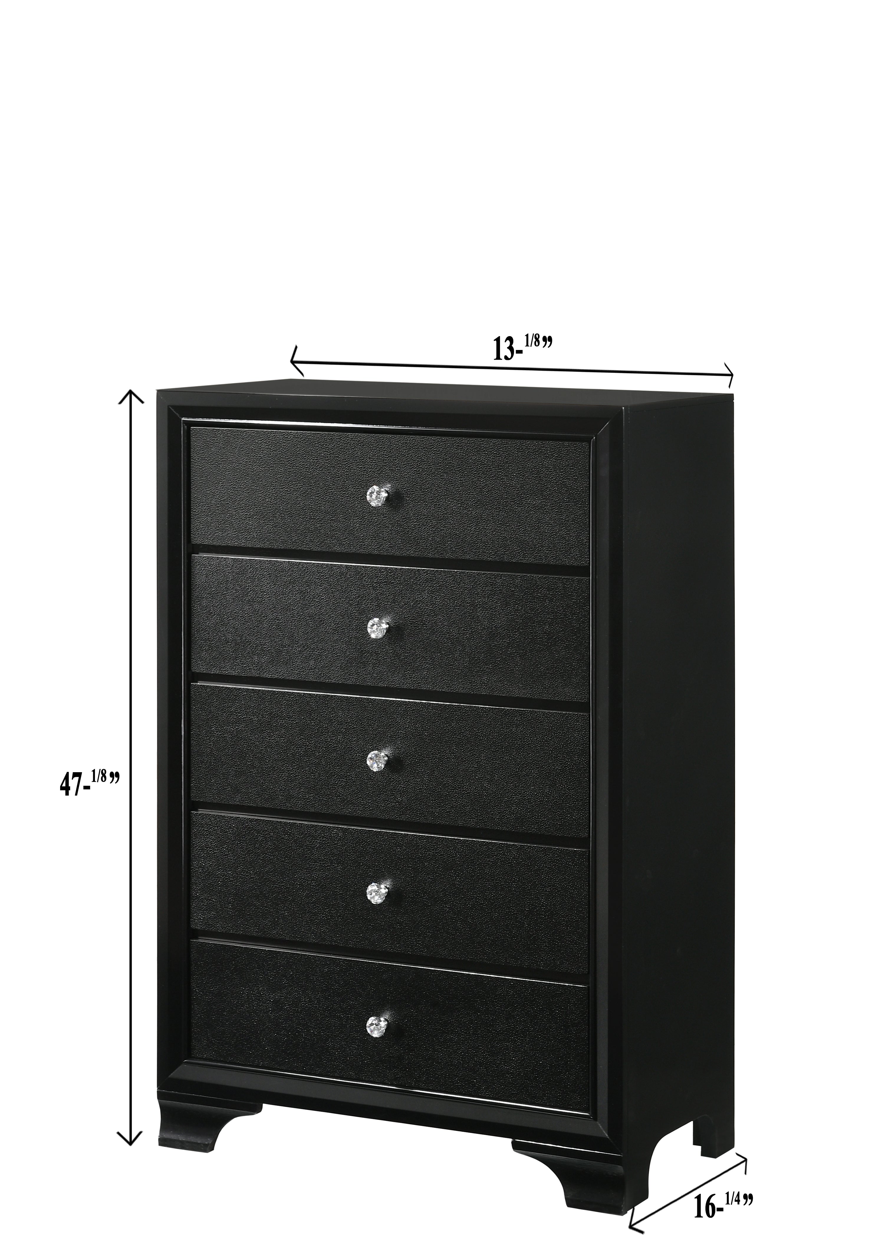 Micah Black LED Upholstered Panel Youth Bedroom Set - SET | B4350-F-HBFB | B4350-FT-RAIL | B4350-1 | B4350-11 | B4350-2 | B4350-4 - Bien Home Furniture & Electronics