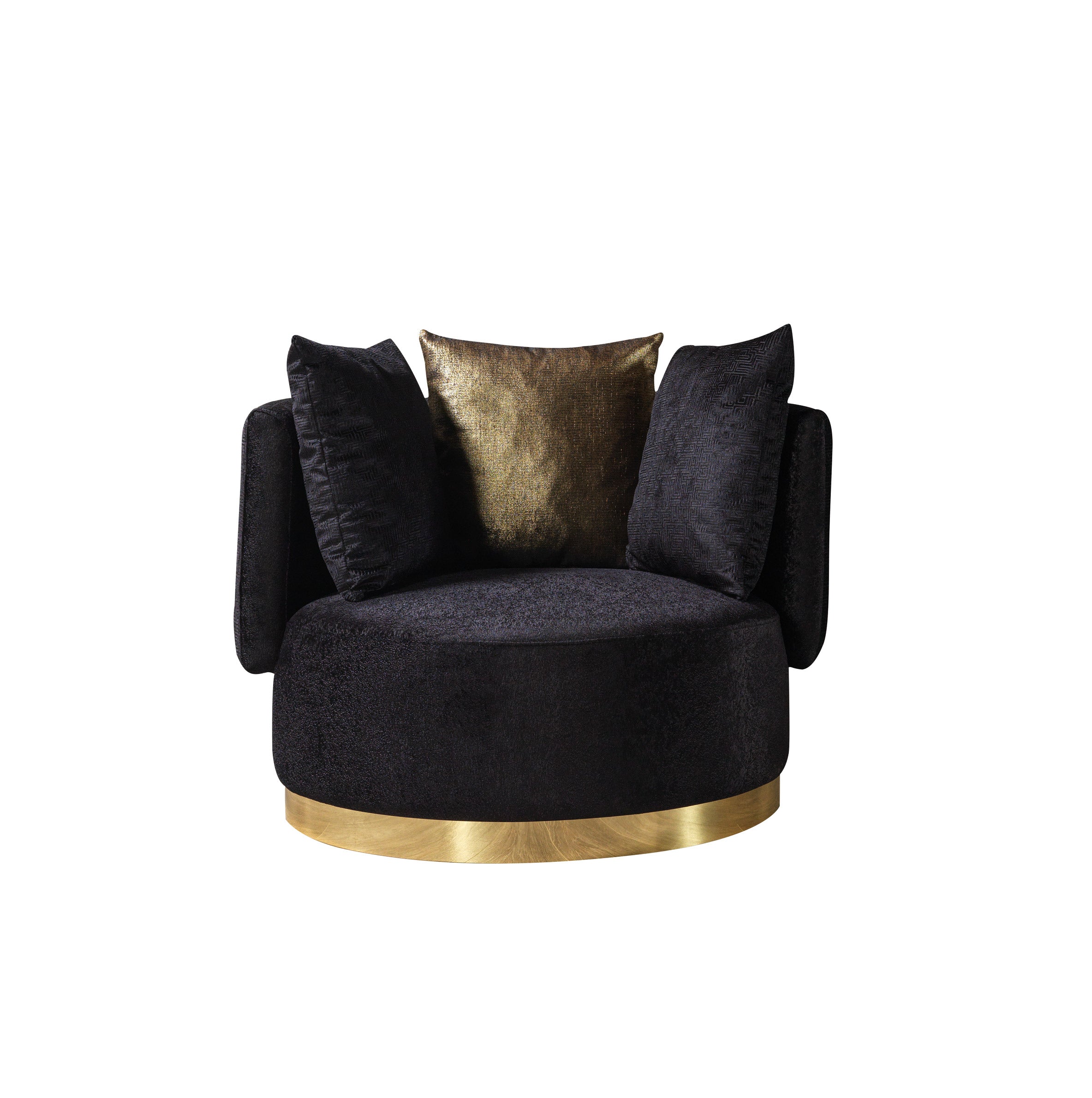 Michelle Black Velvet Chair - MICHELLE BK-CH - Bien Home Furniture & Electronics