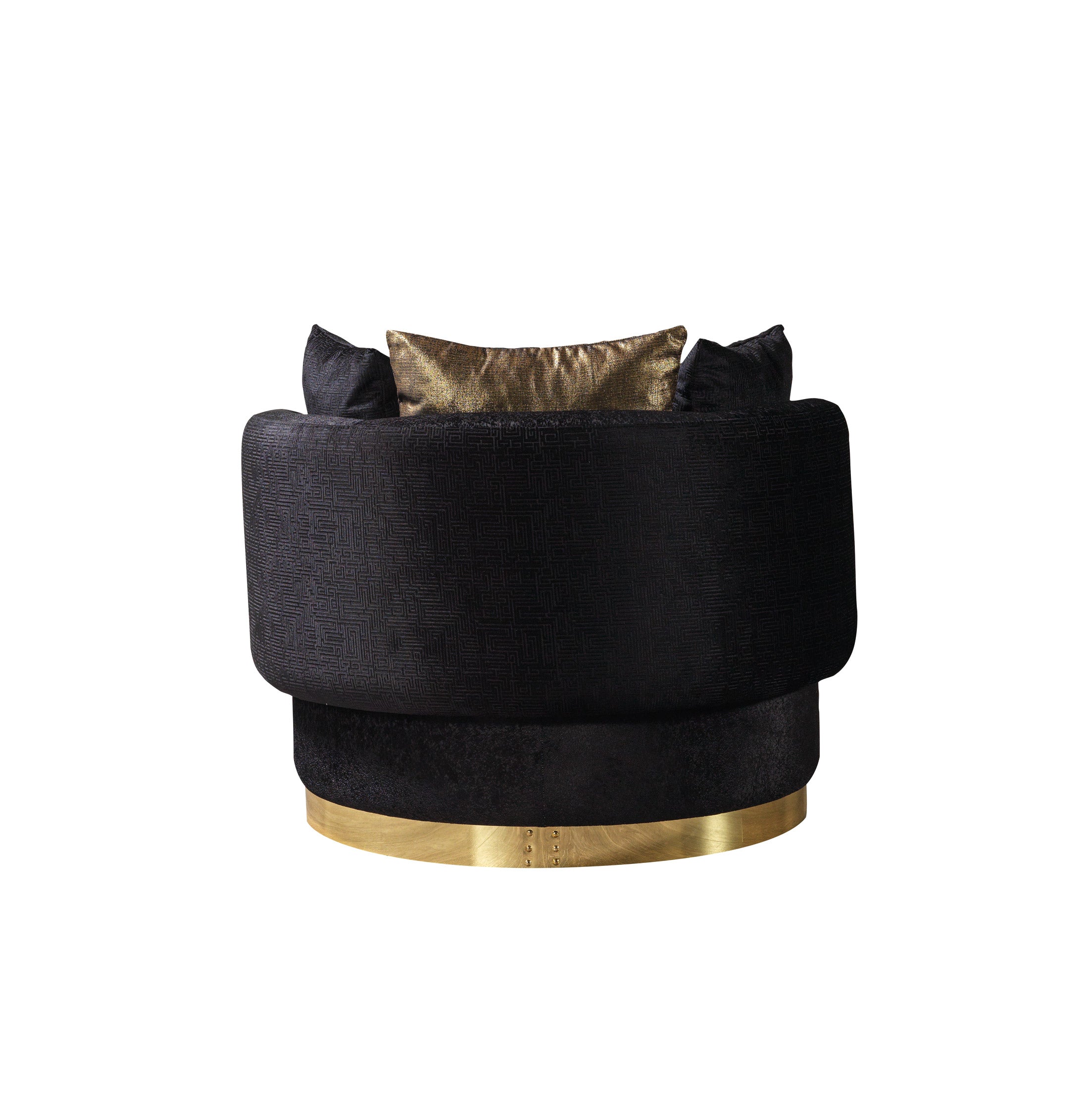 Michelle Black Velvet Chair - MICHELLE BK-CH - Bien Home Furniture & Electronics