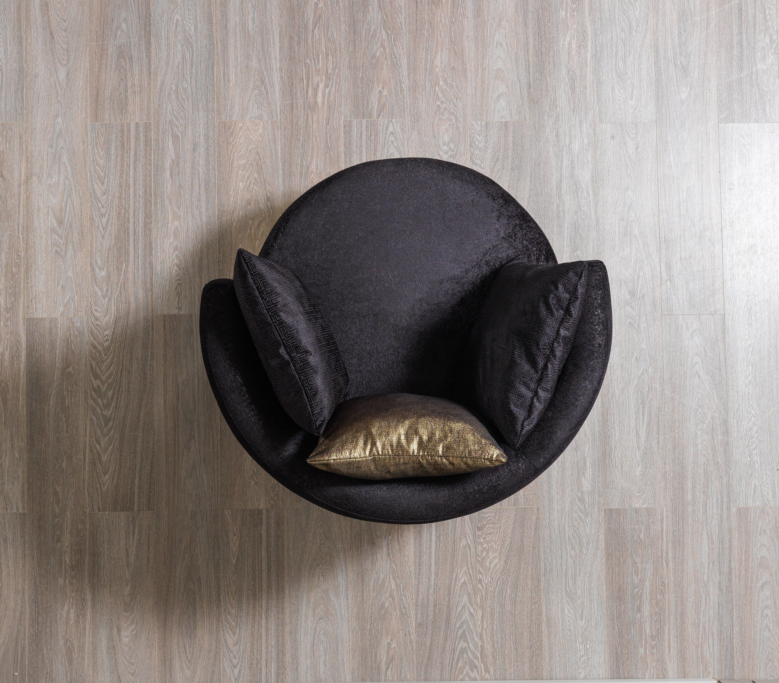 Michelle Black Velvet Chair - MICHELLE BK-CH - Bien Home Furniture & Electronics