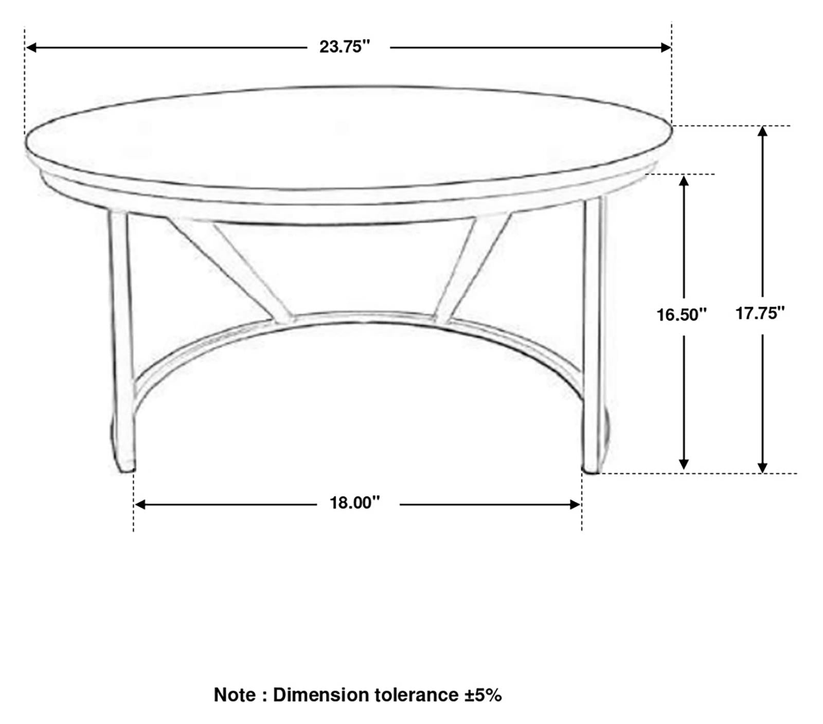 Miguel White/Black Marble Top Round Accent Table - 931227 - Bien Home Furniture & Electronics