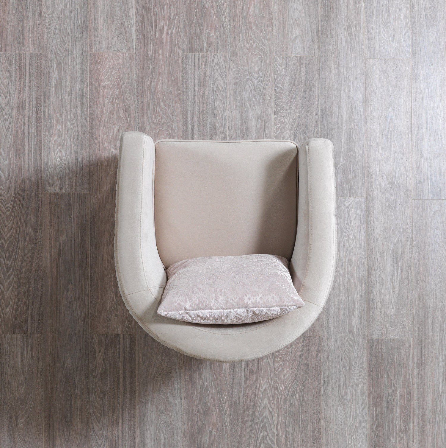 Milena Ivory Velvet Chair - MILENAIV-CH - Bien Home Furniture & Electronics
