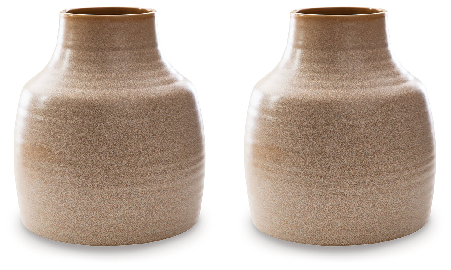 Millcott Tan Vase, Set of 2 - A2000582 - Bien Home Furniture & Electronics