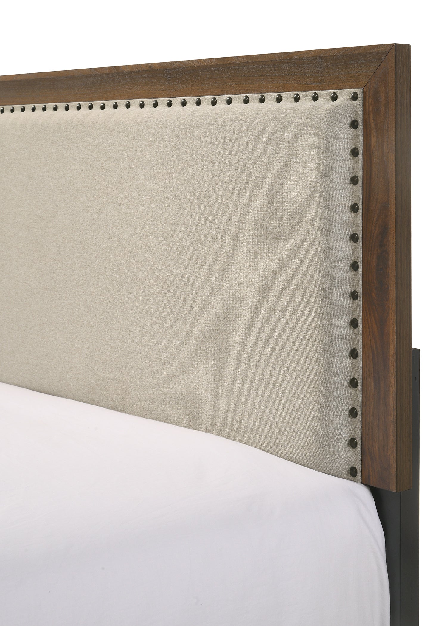 Mille Cherry Brown Upholstered Youth Bedroom Set - SET | B9255-T-BED | B9250-2 | B9250-4 - Bien Home Furniture & Electronics