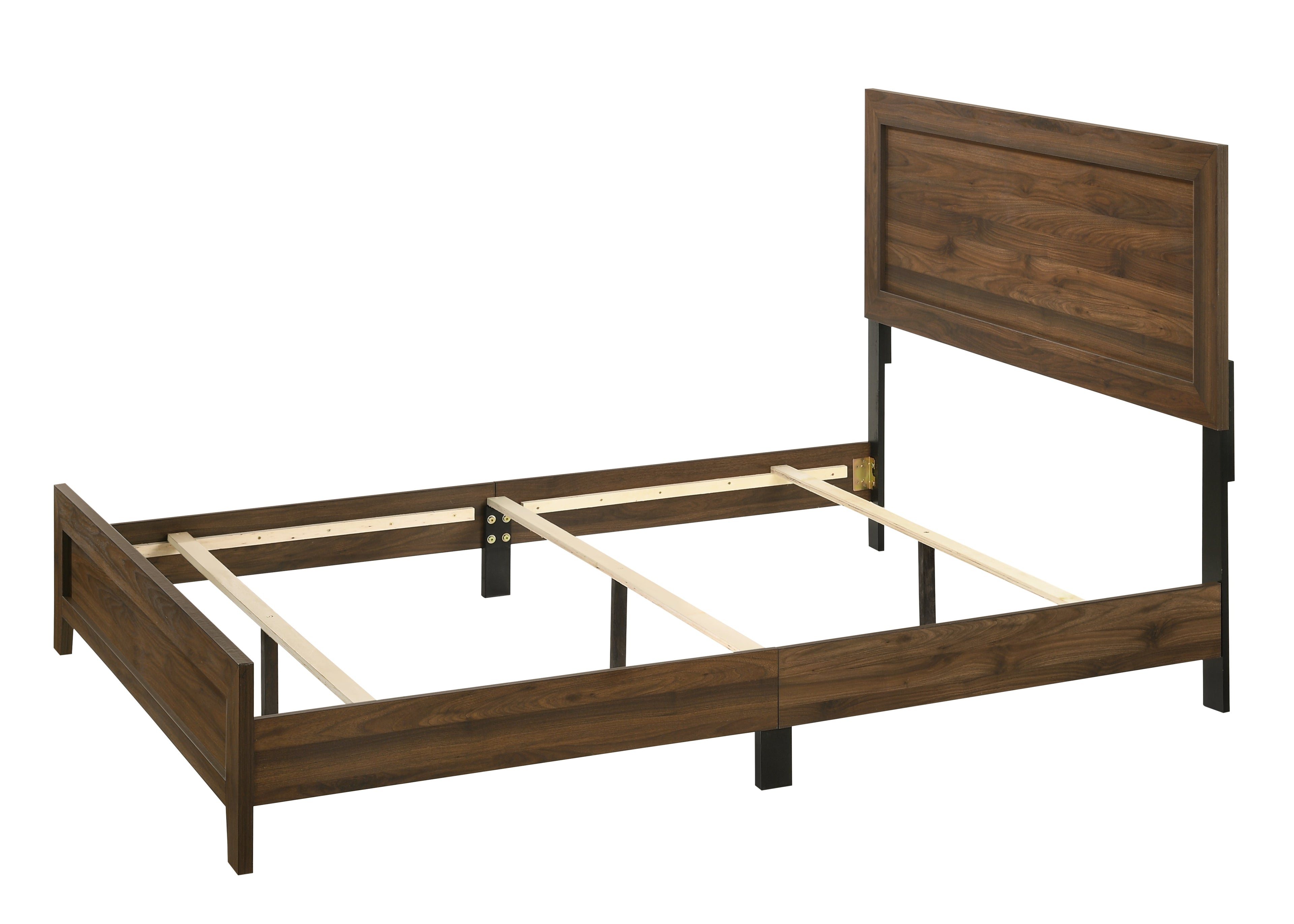 Millie Cherry Brown Panel Bedroom Set - SET | B9250-Q-BED | B9250-1 | B9250-11 | B9250-2 | B9250-4 - Bien Home Furniture & Electronics