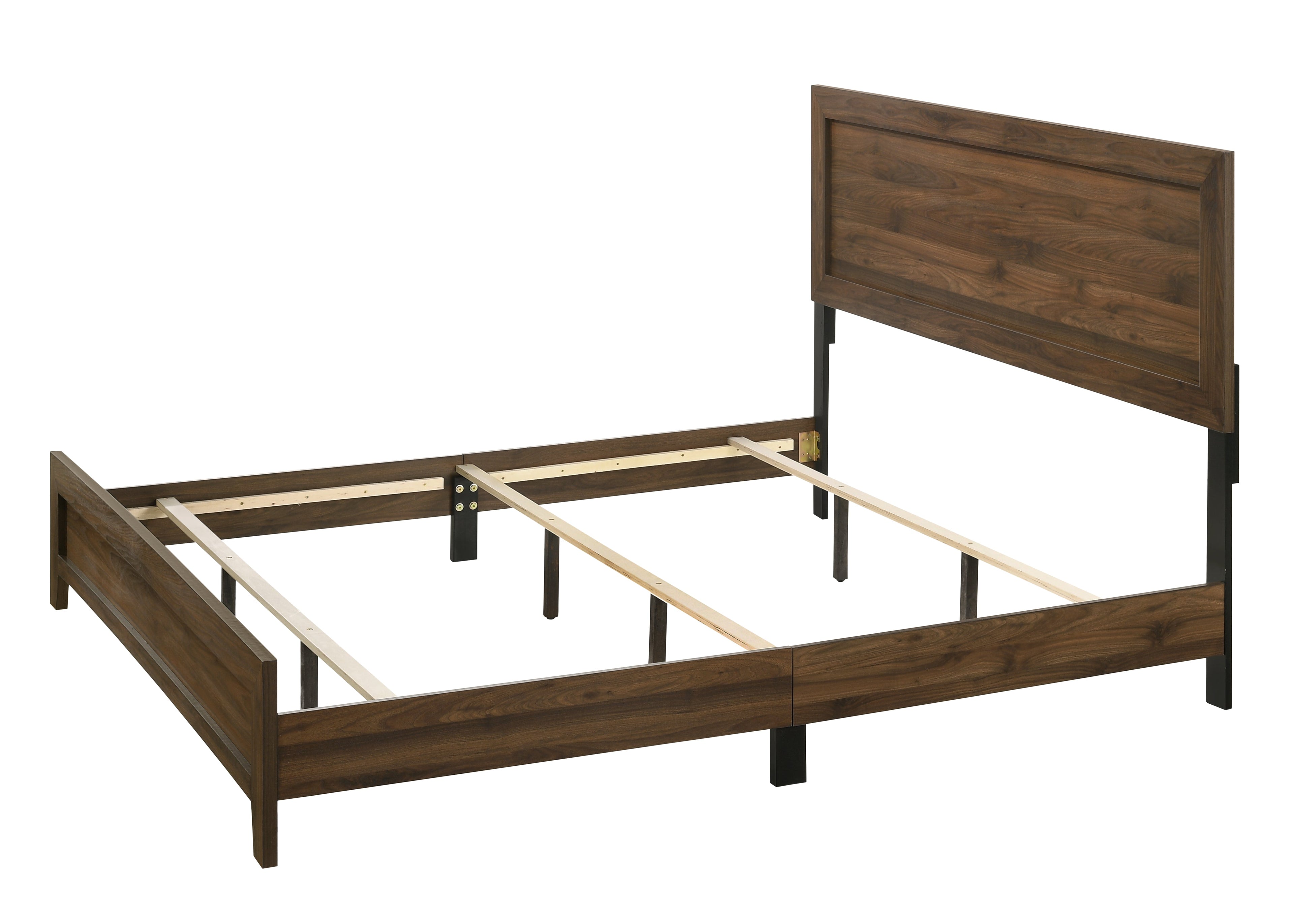 Millie Cherry Brown Panel Bedroom Set - SET | B9250-Q-BED | B9250-1 | B9250-11 | B9250-2 | B9250-4 - Bien Home Furniture & Electronics