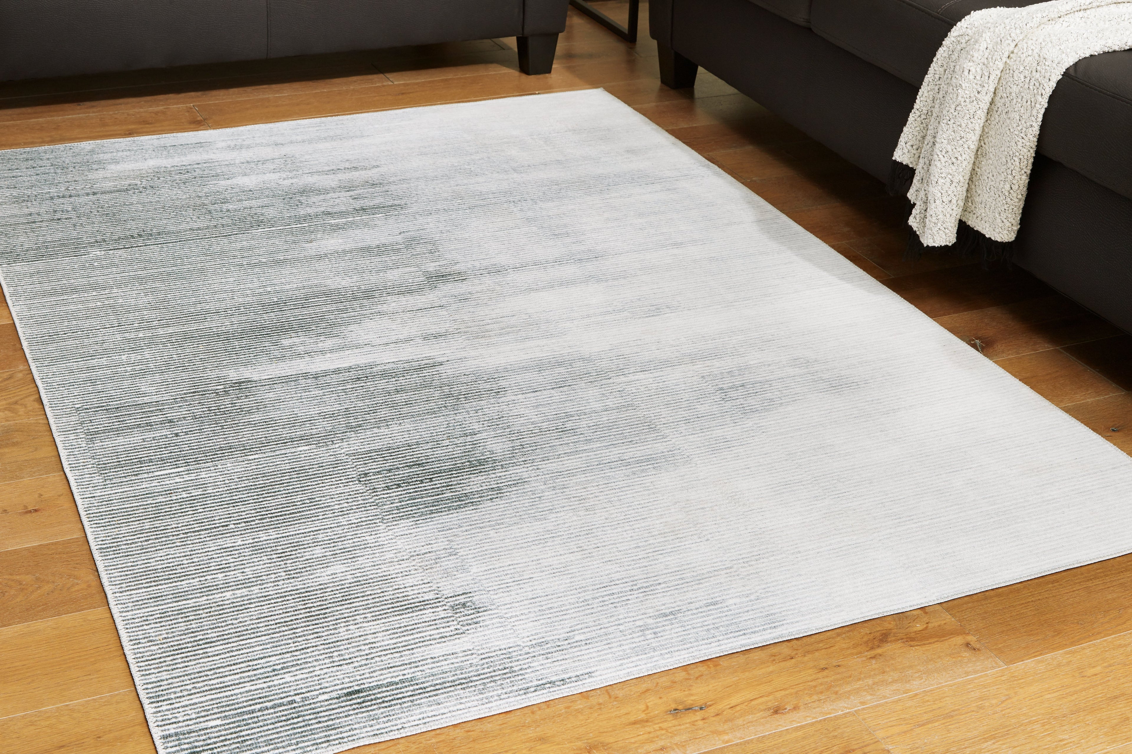 Milset Black/White/Gray Medium Rug - R406252 - Bien Home Furniture & Electronics
