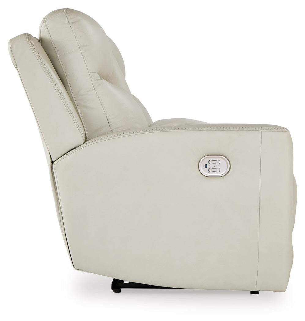 Mindanao Coconut Power Reclining Loveseat with Console - U5950518 - Bien Home Furniture & Electronics