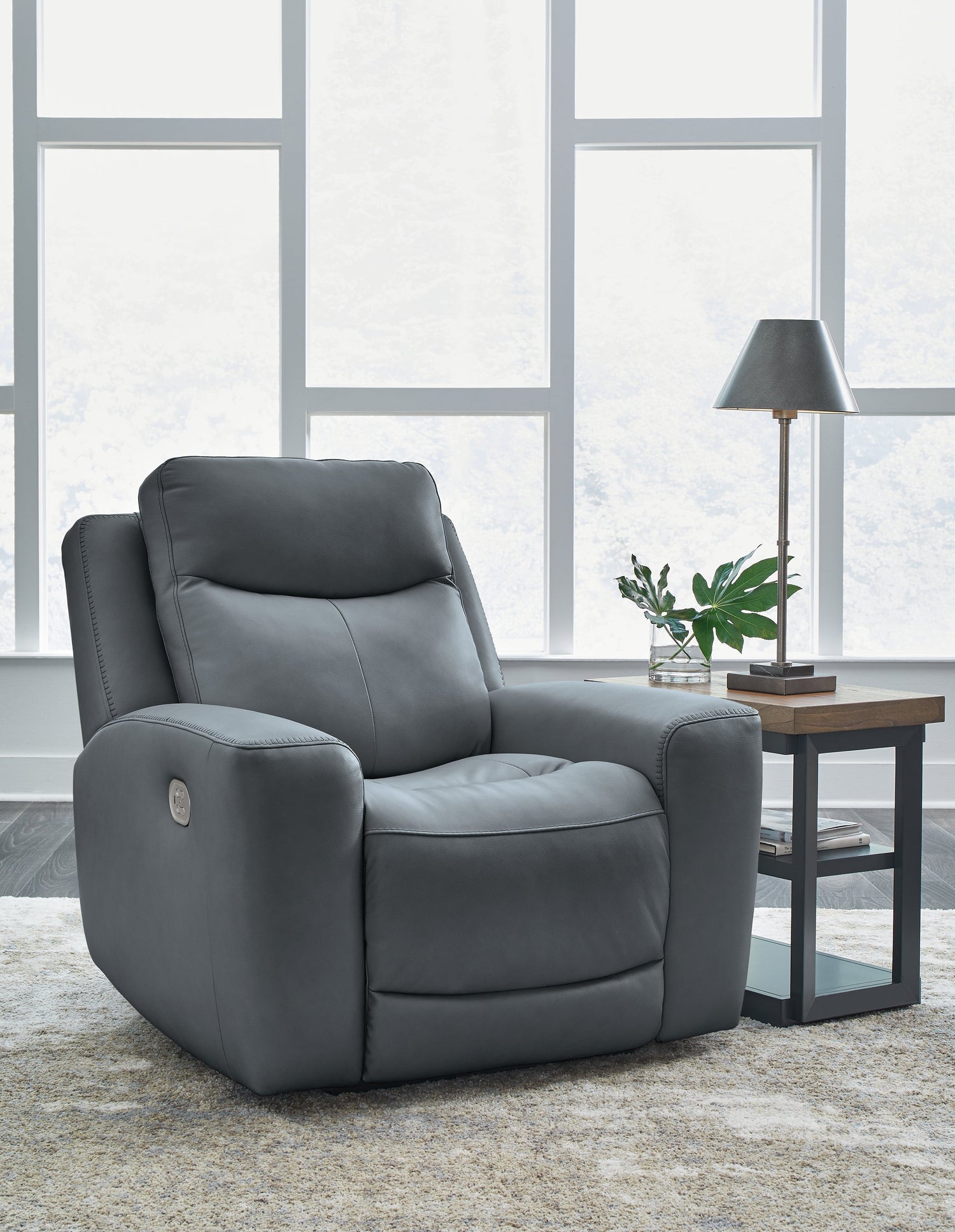 Mindanao Steel Power Recliner - U5950413 - Bien Home Furniture & Electronics