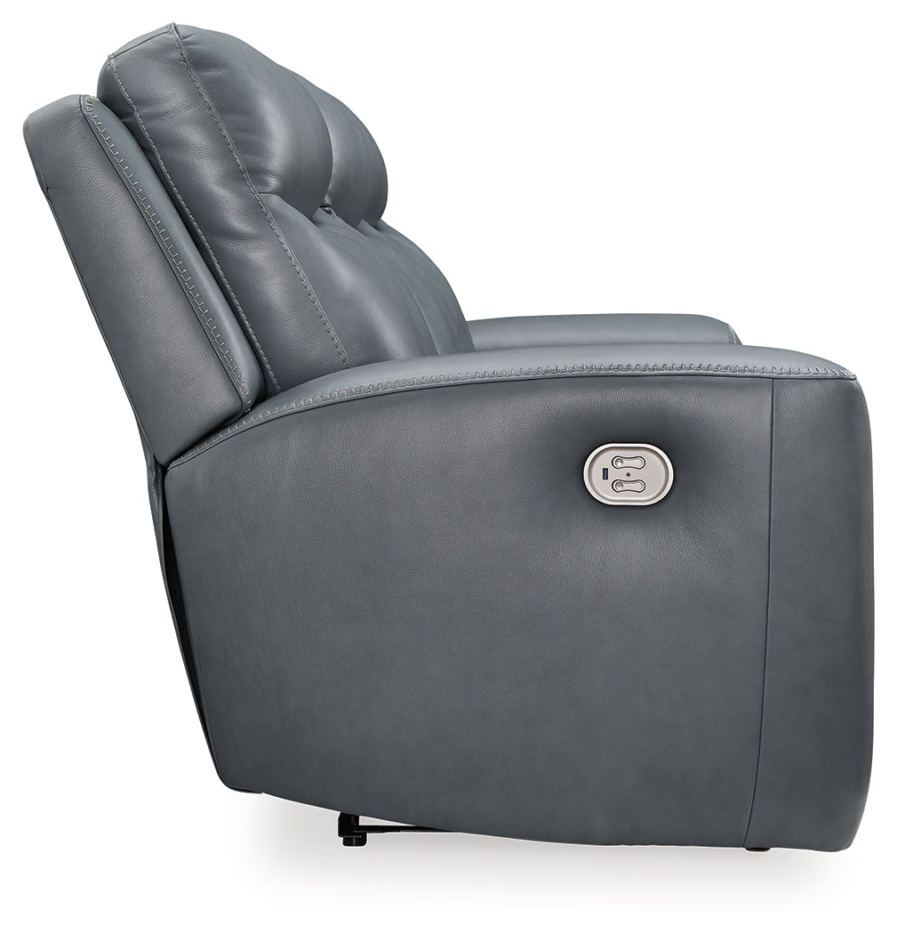 Mindanao Steel Power Reclining Sofa - U5950415 - Bien Home Furniture & Electronics