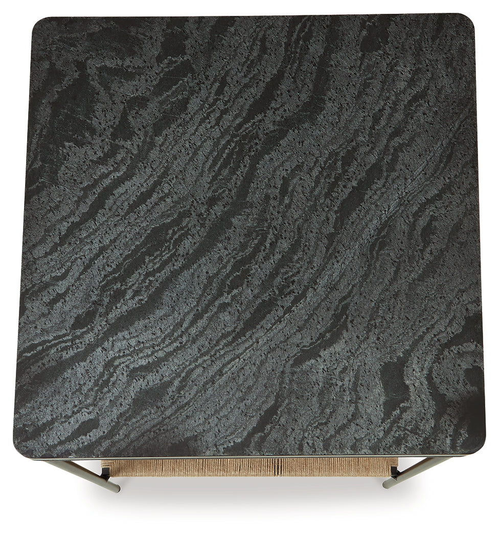 Minrich Black/Natural Accent Table - A4000591 - Bien Home Furniture & Electronics