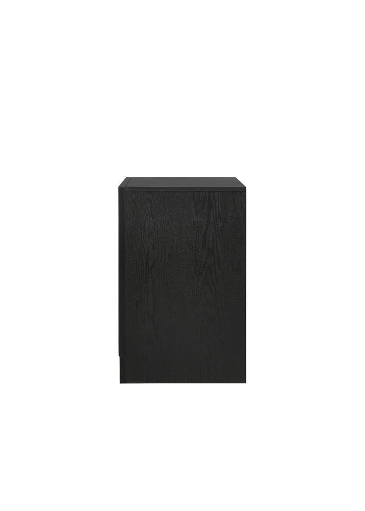 Miranda 2-Drawer Nightstand Tray Black - 206362 - Bien Home Furniture & Electronics
