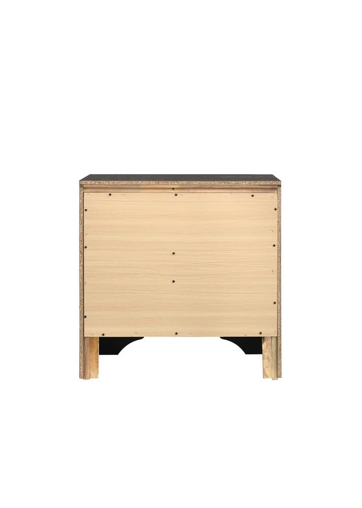 Miranda 2-Drawer Nightstand Tray Black - 206362 - Bien Home Furniture & Electronics