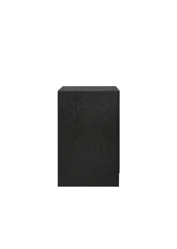 Miranda 2-Drawer Nightstand Tray Black - 206362 - Bien Home Furniture & Electronics