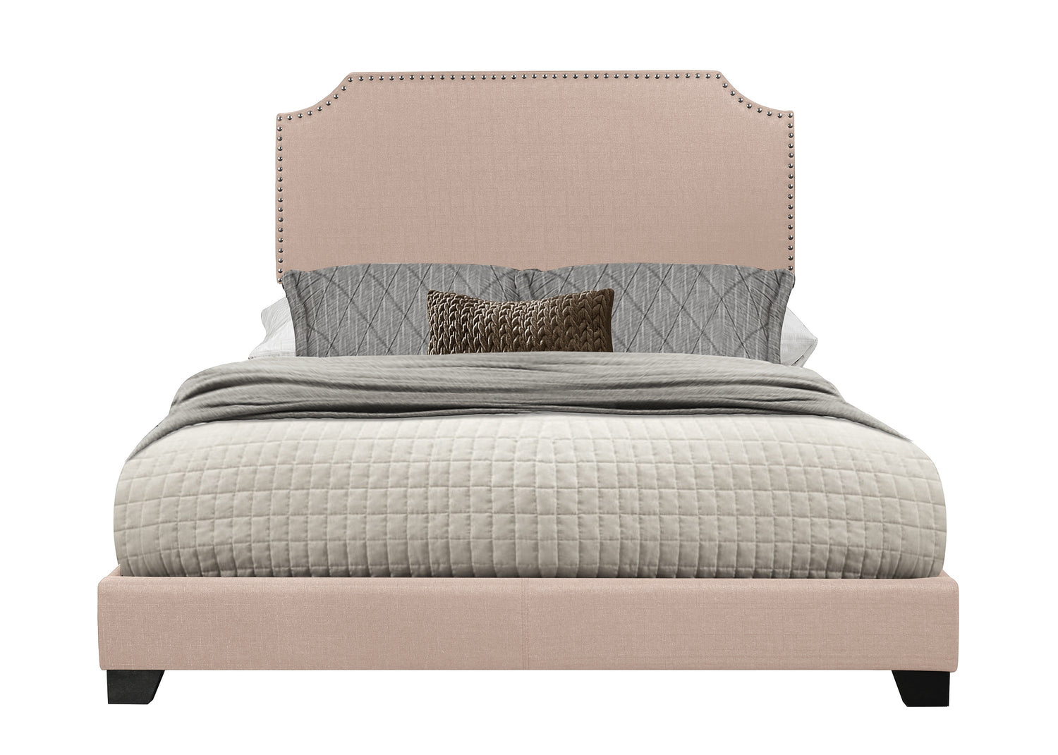 Miranda Beige Full Upholstered Bed - SH235FBGE-1 - Bien Home Furniture & Electronics