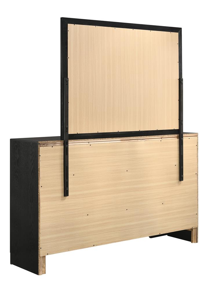 Miranda Black/Rhinestone 7-Drawer Dresser - 206363 - Bien Home Furniture & Electronics