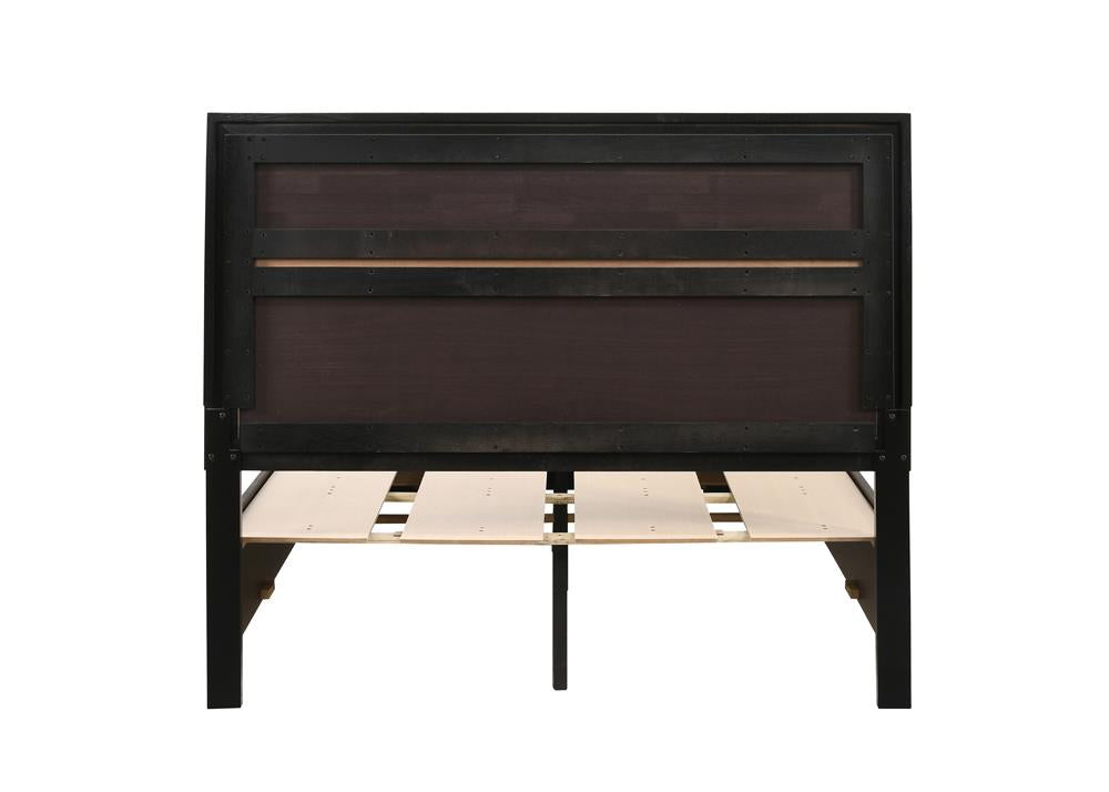 Miranda Full Storage Bed Black - 206361F - Bien Home Furniture & Electronics