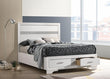 Miranda Full Storage Bed White - 205111F - Bien Home Furniture & Electronics