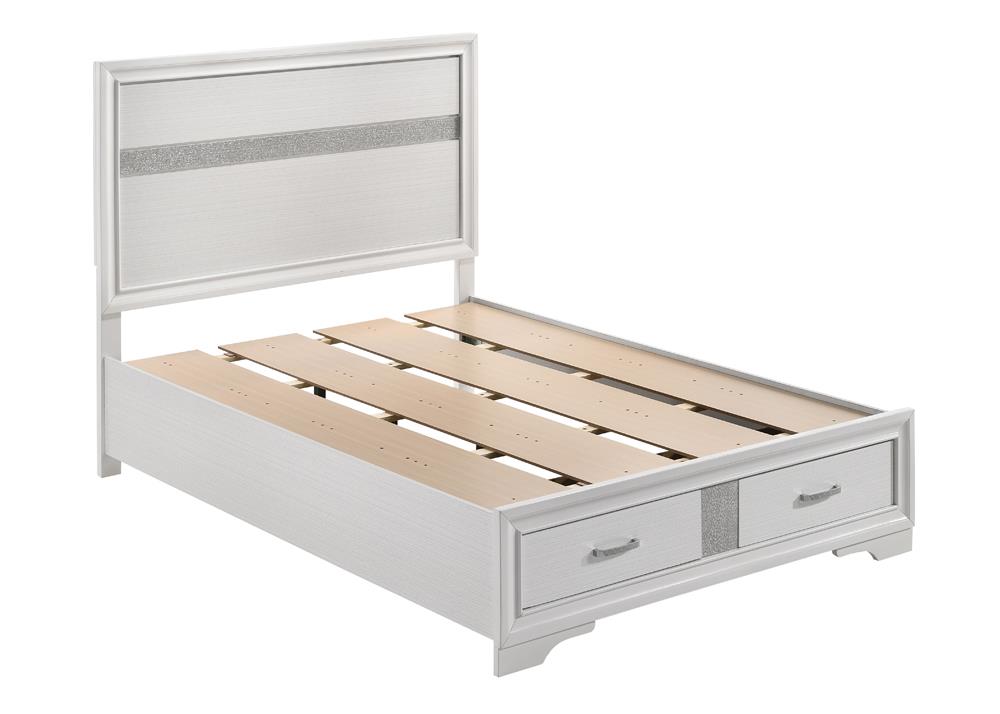 Miranda Full Storage Bed White - 205111F - Bien Home Furniture & Electronics