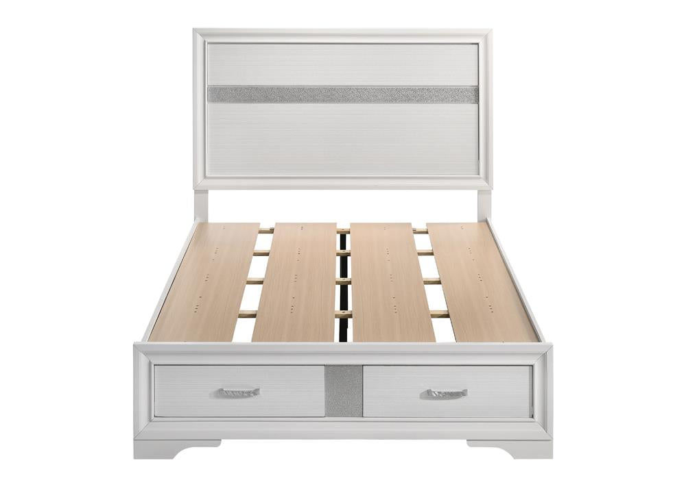 Miranda Full Storage Bed White - 205111F - Bien Home Furniture & Electronics