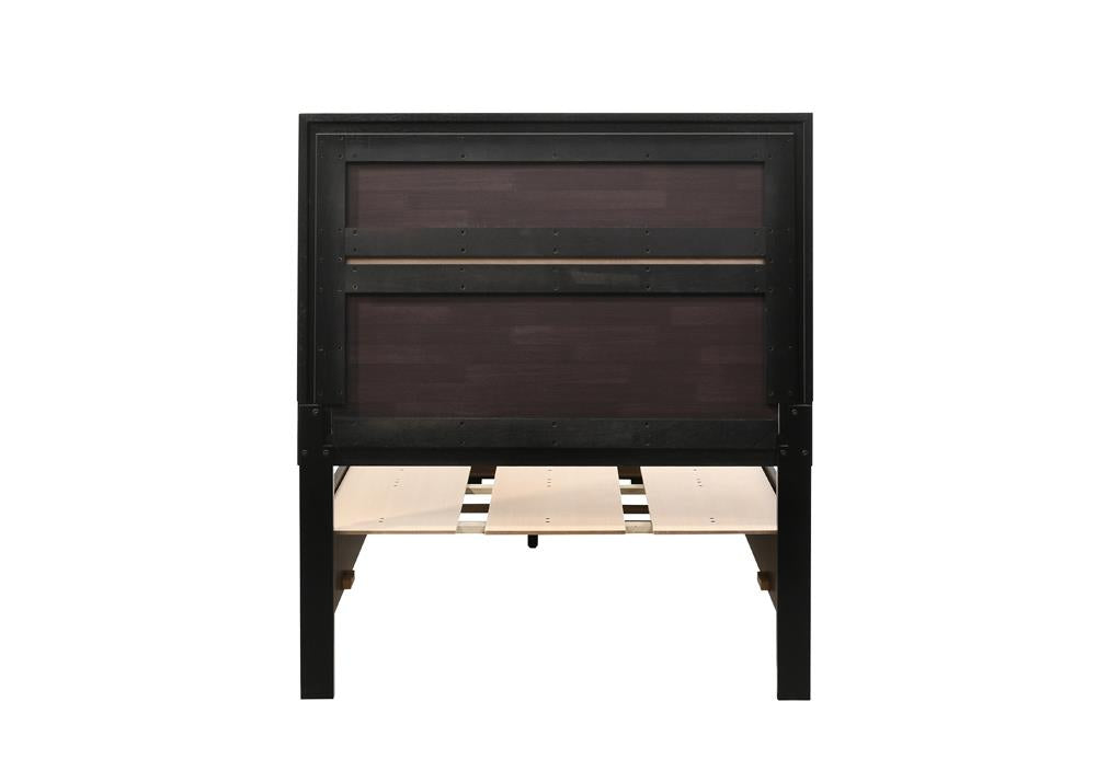 Miranda Twin Storage Bed Black - 206361T - Bien Home Furniture & Electronics
