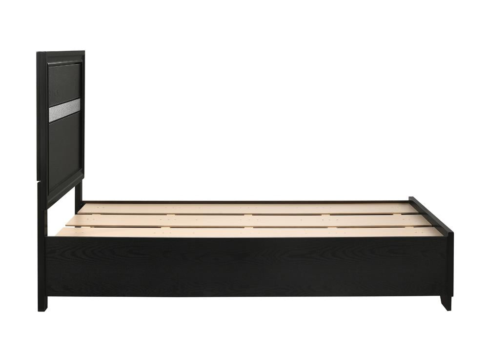 Miranda Twin Storage Bed Black - 206361T - Bien Home Furniture & Electronics